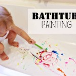 Bathtub Finger Paint
