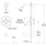 Bathtub Mixing Valve Height