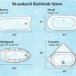 Bathtub Size Chart