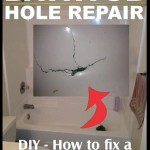 How To Fix Hole In Bathtub