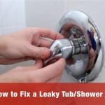 How To Fix Leaky Bathtub Faucet Single Handle Delta Shower