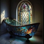 Stained Glass Bathtub